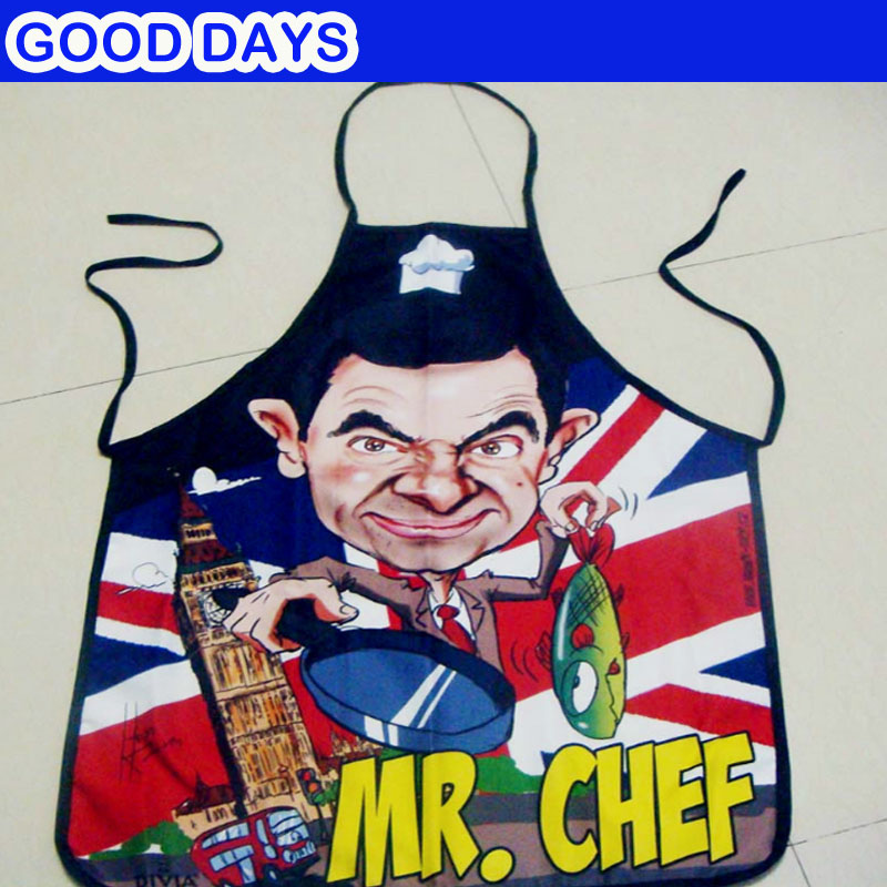 Avental cozinha ̽  ̽ 丮 ġ ֹ tablier ִ   ġ  ٺť ġ  մ Apon/Avental cozinha Mr Bean Mr Chef Apron Kitchen tablier funny Ba